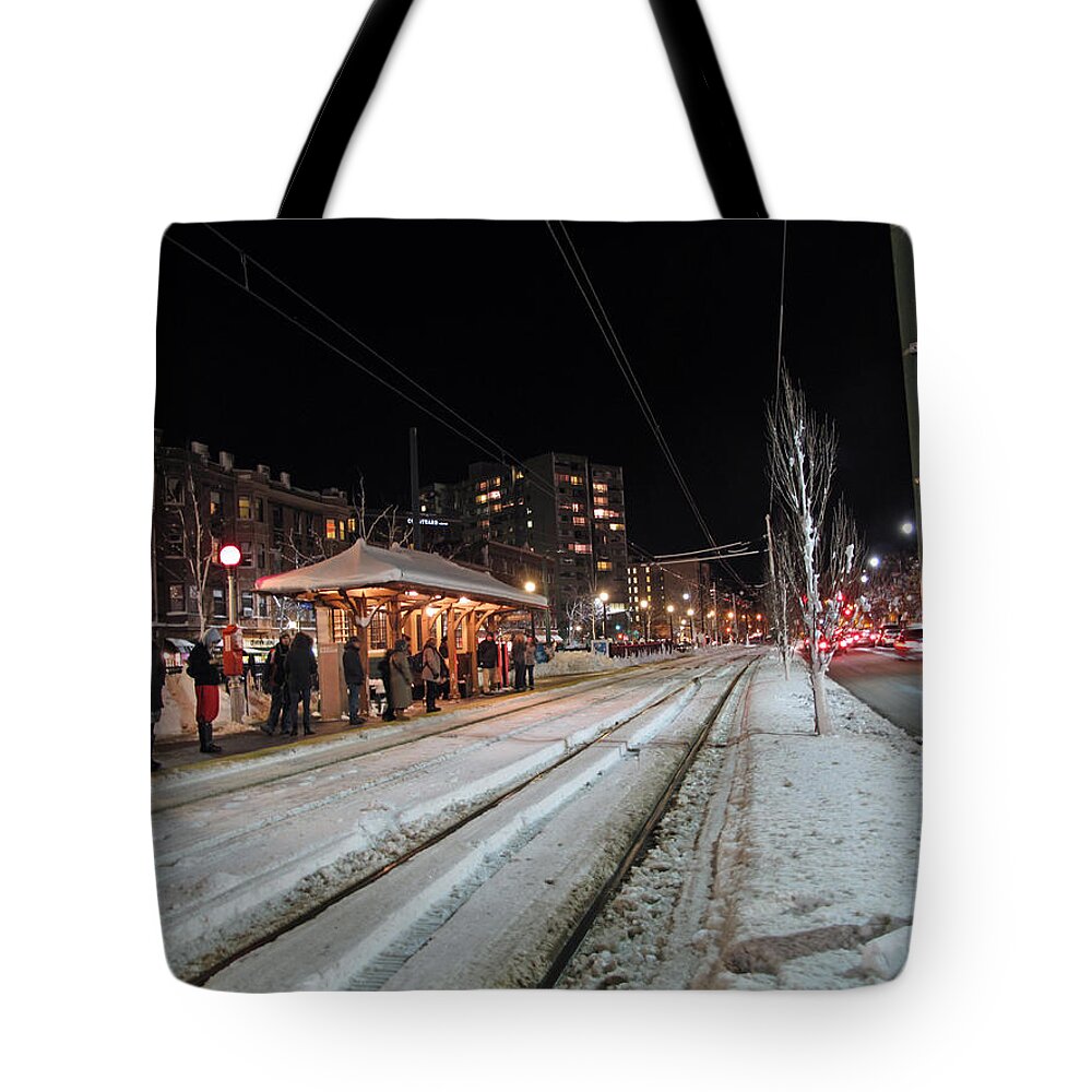 Trolley Tote Bag featuring the photograph Waiting to go Home by Barbara McDevitt