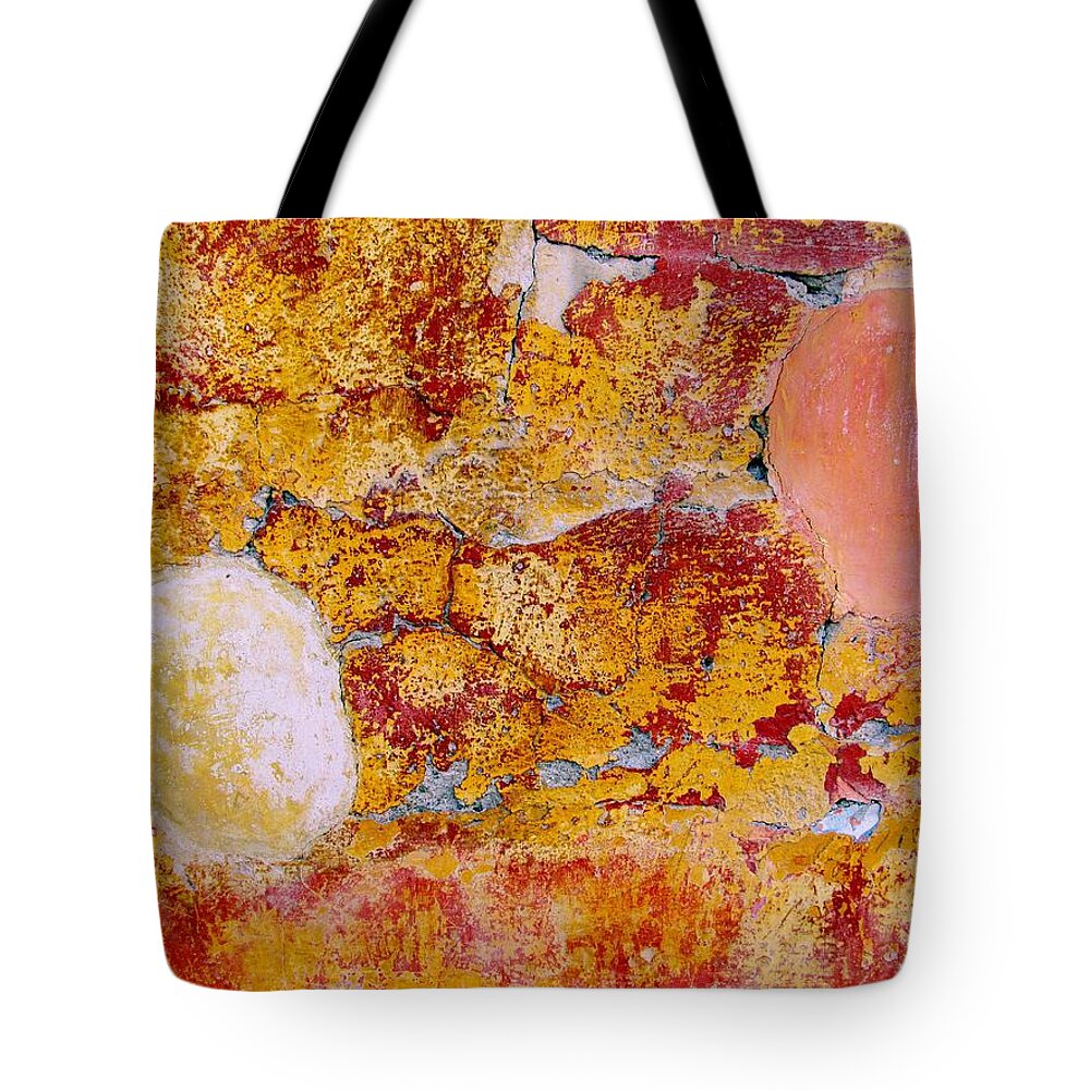 Texture Tote Bag featuring the digital art Wall Abstract 3 by Maria Huntley