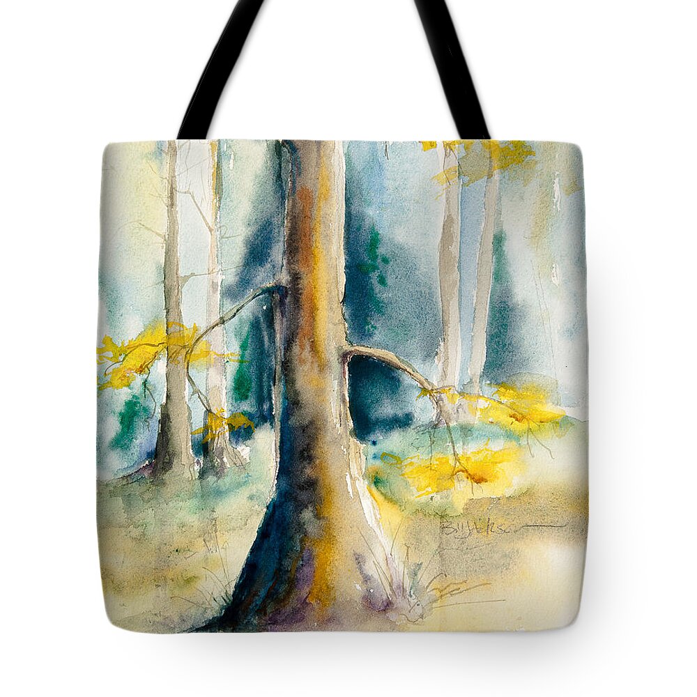 Cypress Tree Tote Bag featuring the painting Wall Doxey 3 by Bill Jackson