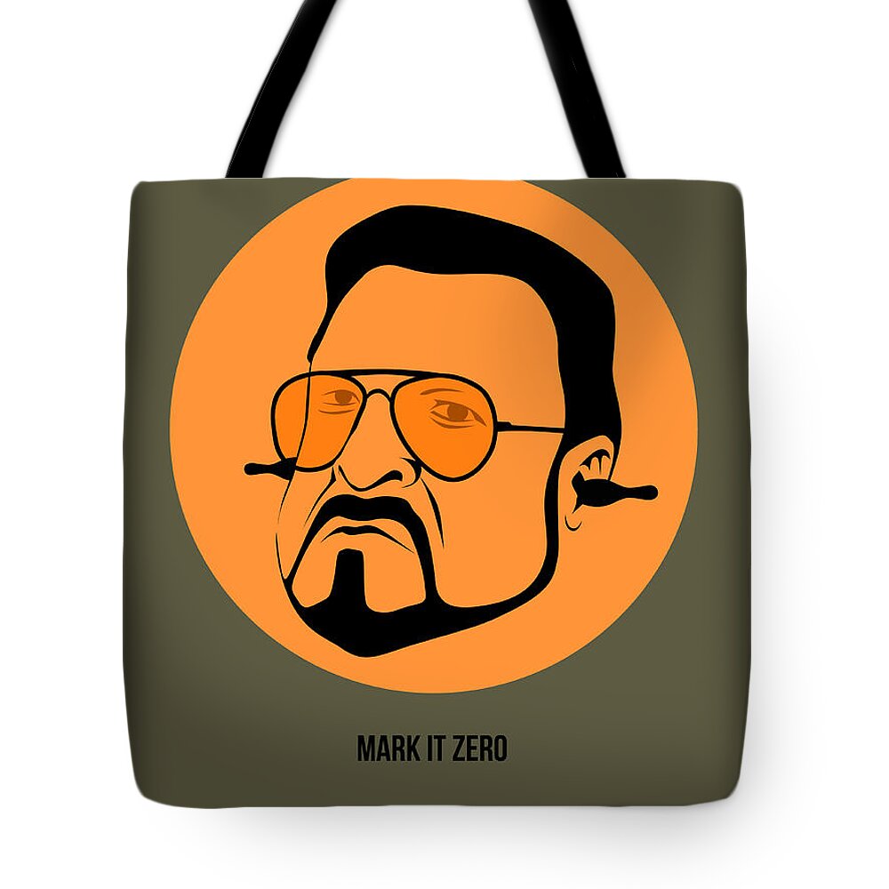 Big Lebowski Tote Bag featuring the painting Walter Sobchak Poster 1 by Naxart Studio