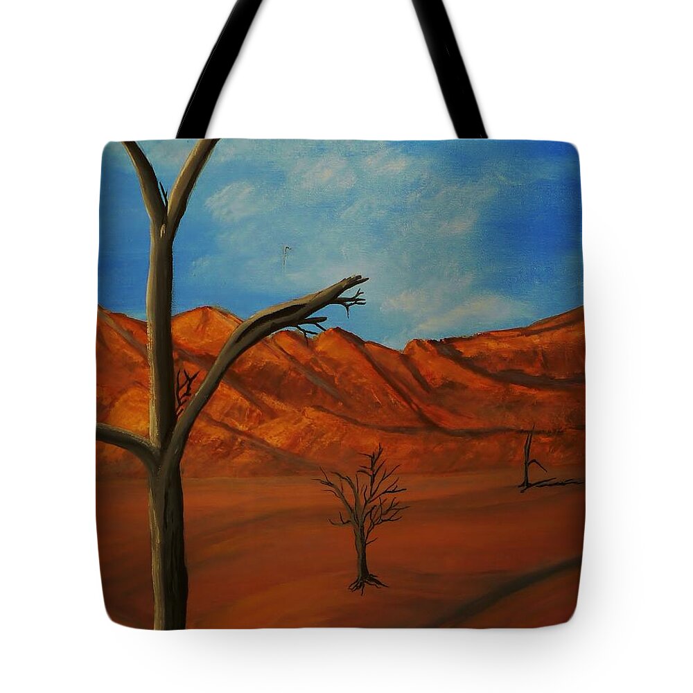 Painting Tote Bag featuring the painting War Remains by Barbara St Jean