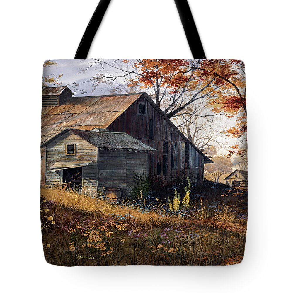 #faatoppicks Tote Bag featuring the painting Warm Memories by Michael Humphries