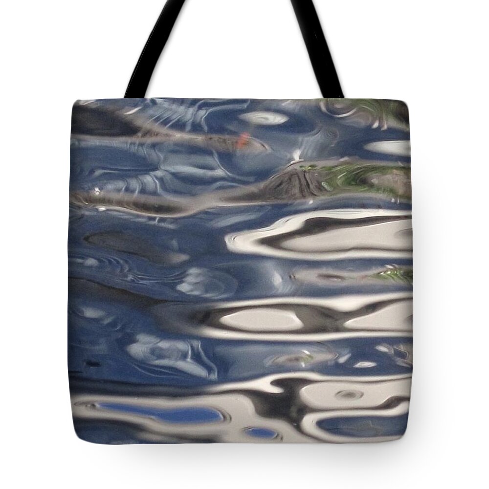 Water Tote Bag featuring the photograph Water Blues by Ingrid Van Amsterdam