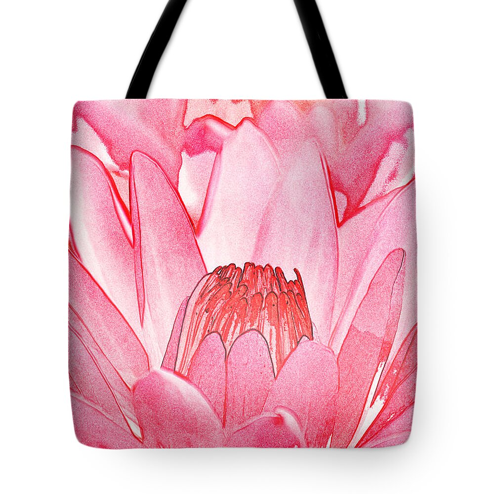 Nature Tote Bag featuring the photograph Water Lily by Michael Porchik