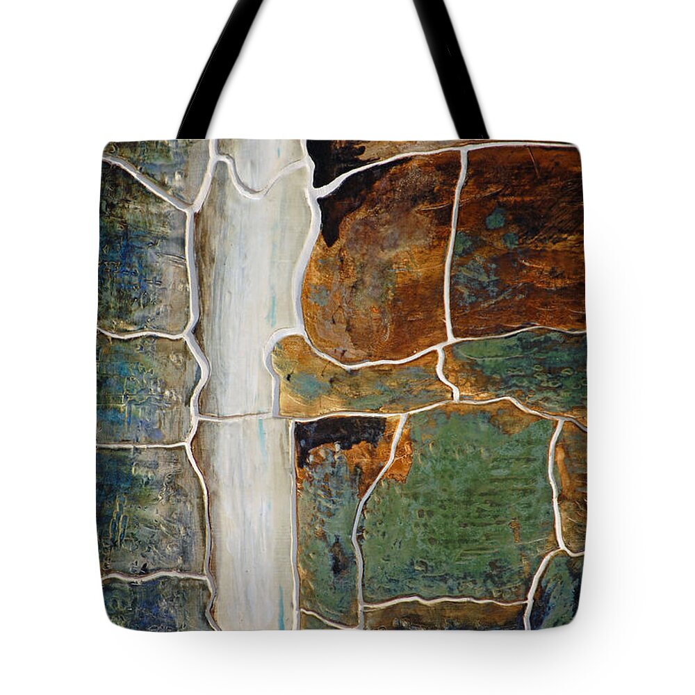 Slate Tote Bag featuring the photograph Waterfall Slate by Holly Blunkall