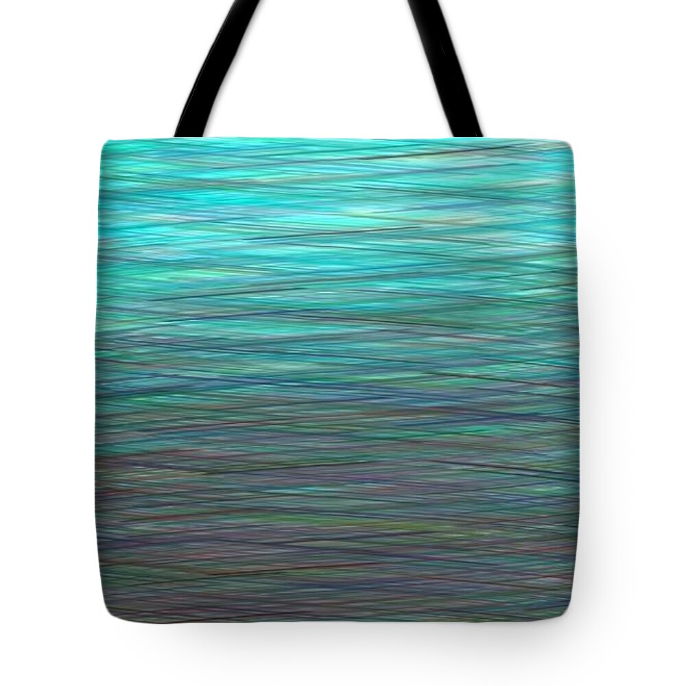 Watery Deep Tote Bag featuring the digital art Watery Deep by Will Borden
