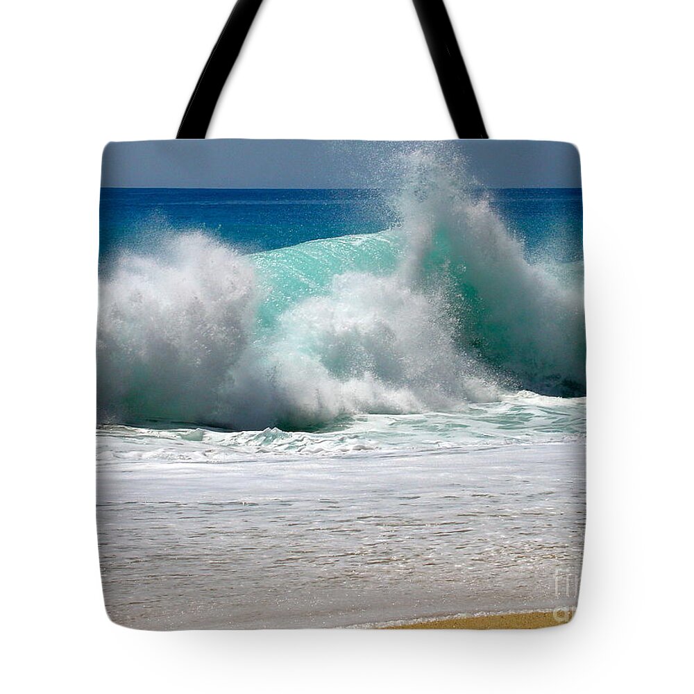 Water Tote Bag featuring the photograph Wave by Karon Melillo DeVega