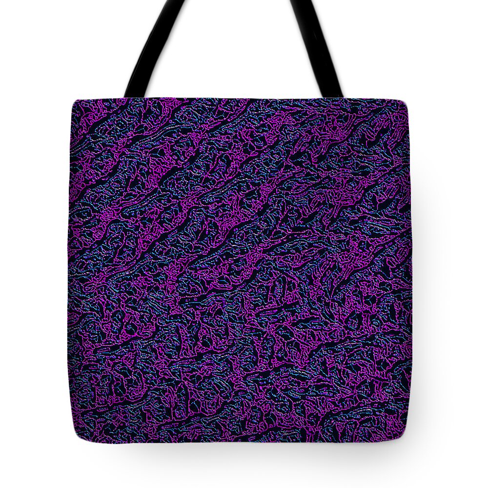 Digital Print Tote Bag featuring the painting Waves 2 by Steve Fields