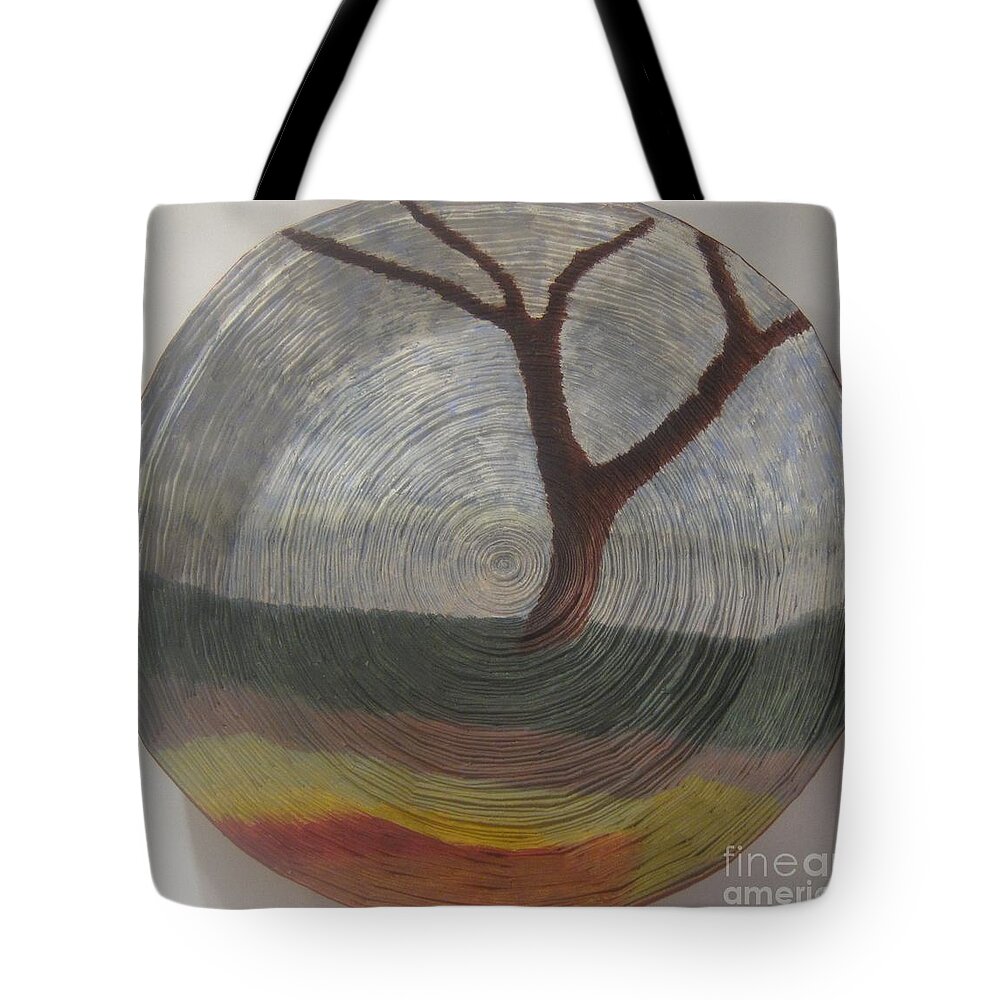 Painting Tote Bag featuring the mixed media Welcome by Funmi Adeshina
