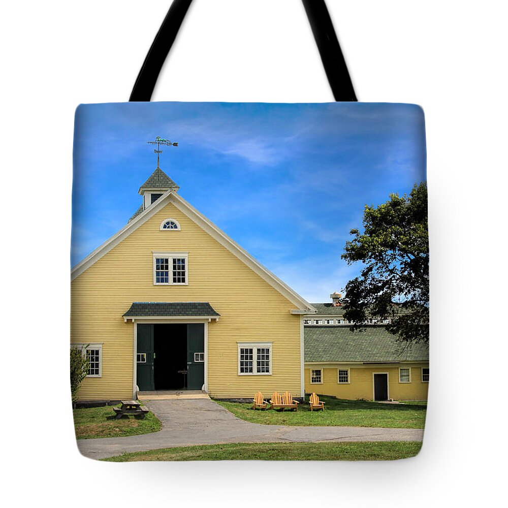 Wells Reserve Barn Tote Bag featuring the photograph Wells Reserve Barn by Jemmy Archer
