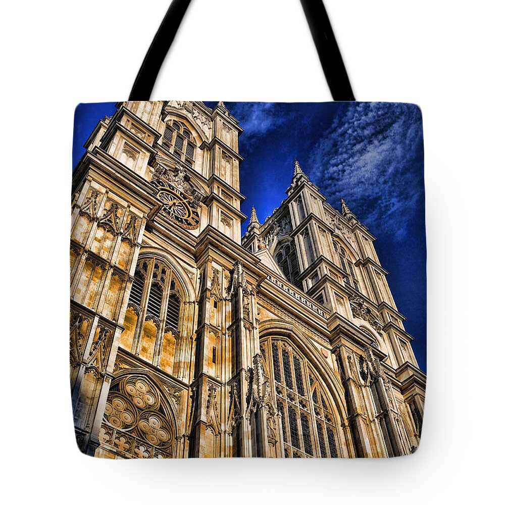 Abbey Tote Bag featuring the photograph Westminster Abbey West Front by Stephen Stookey