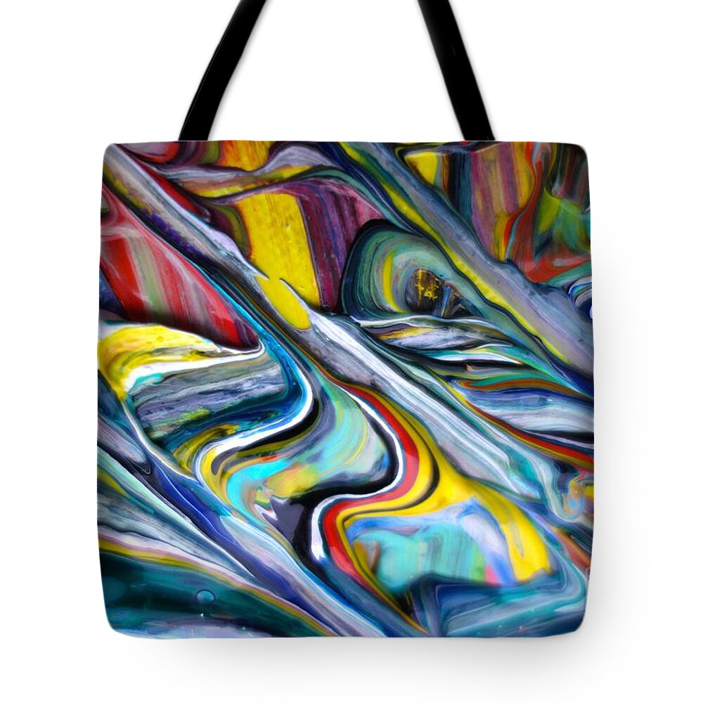 Paint Tote Bag featuring the painting Wet Paint 52 by Jacqueline Athmann