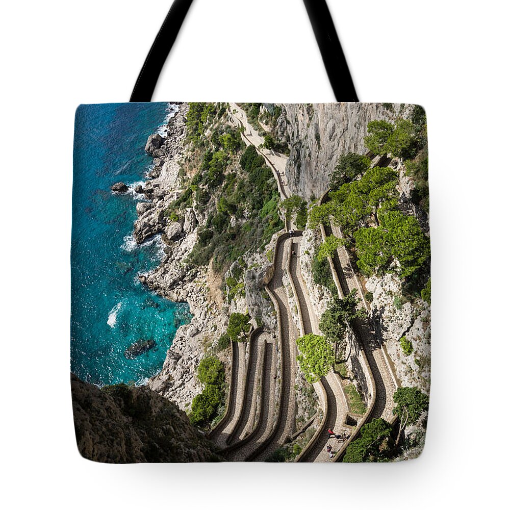 Via Krupp Tote Bag featuring the photograph What It Takes to Get to the Beach Sometimes... by Georgia Mizuleva