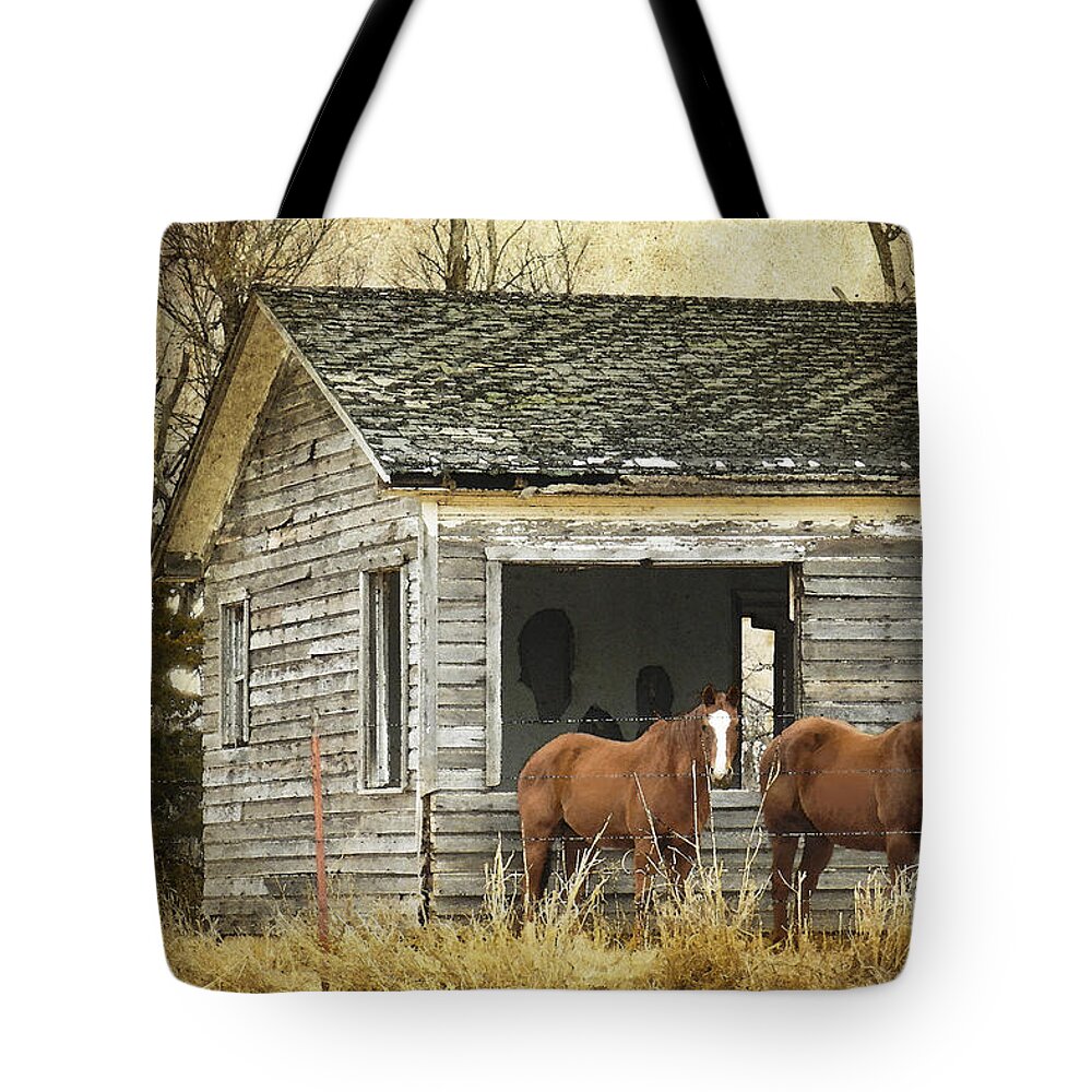 Old House Tote Bag featuring the photograph Where Are the People by Betty LaRue