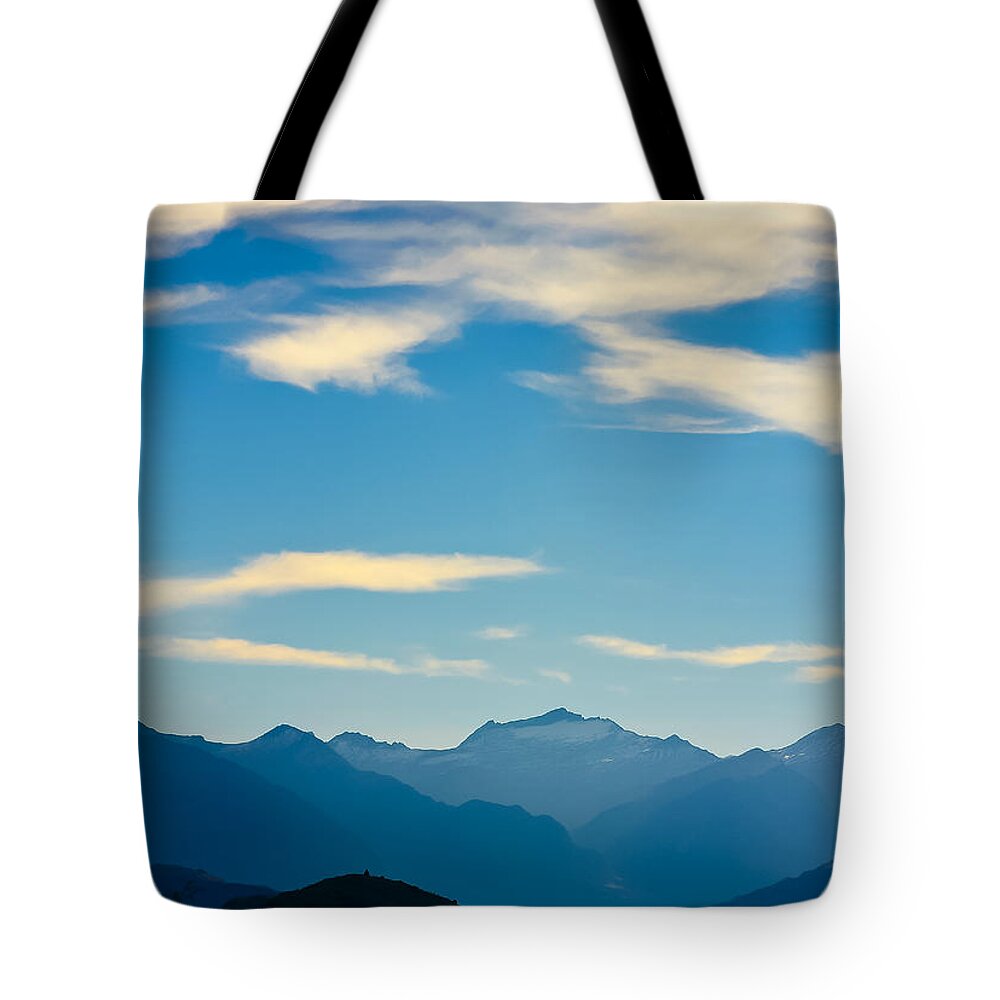 Sky Tote Bag featuring the photograph Where earth meets sky by Jenny Setchell