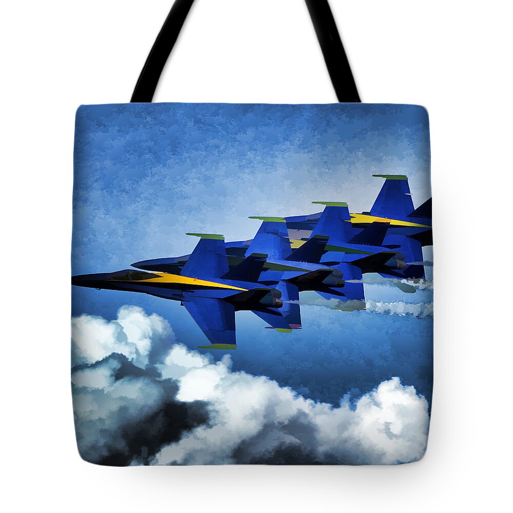 Airplanes Tote Bag featuring the photograph Where You Lead by John Freidenberg