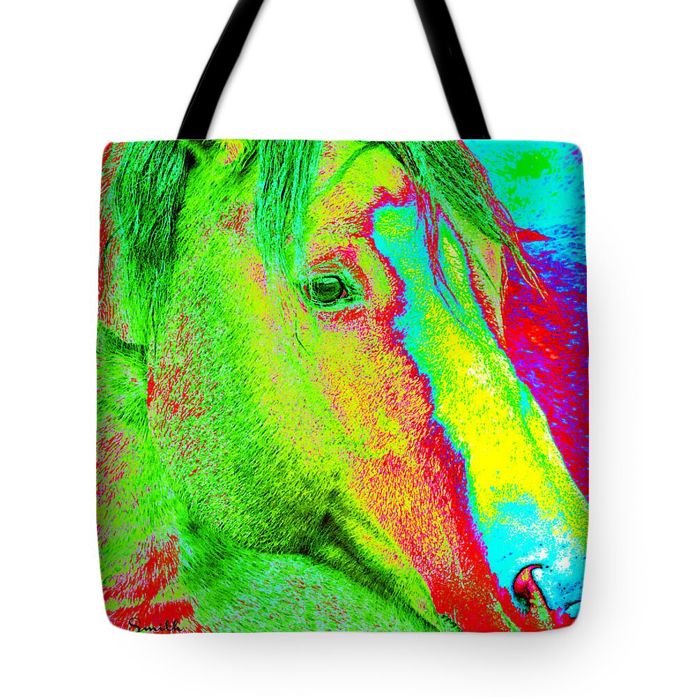 Retro Tote Bag featuring the photograph Up Close and Electrified by Amanda Smith