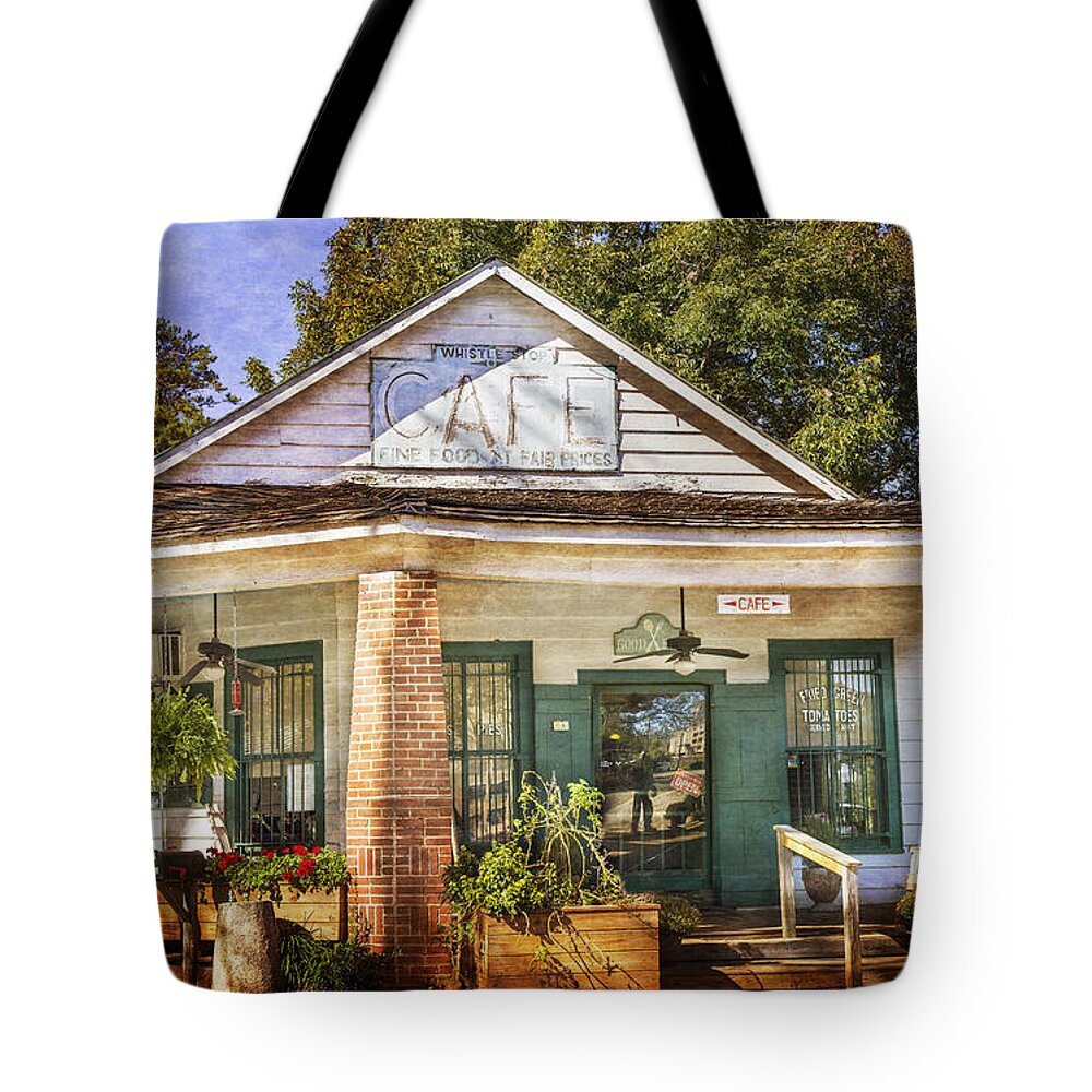 Whistle Stop Cafe Tote Bag featuring the photograph Whistle Stop Cafe by Mark Andrew Thomas