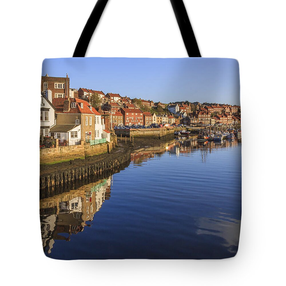 Boat Tote Bag featuring the photograph Whitby by Sue Leonard