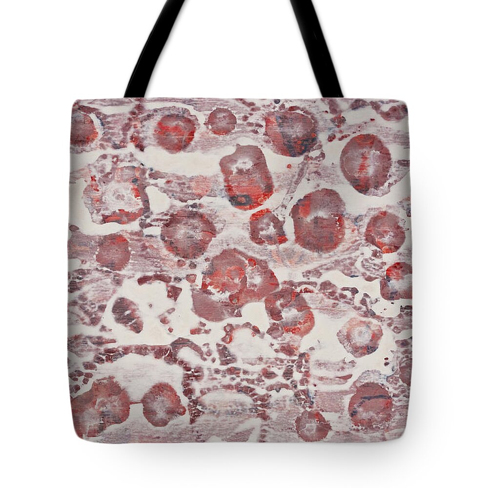 Abstract Tote Bag featuring the painting White by Darice Machel McGuire