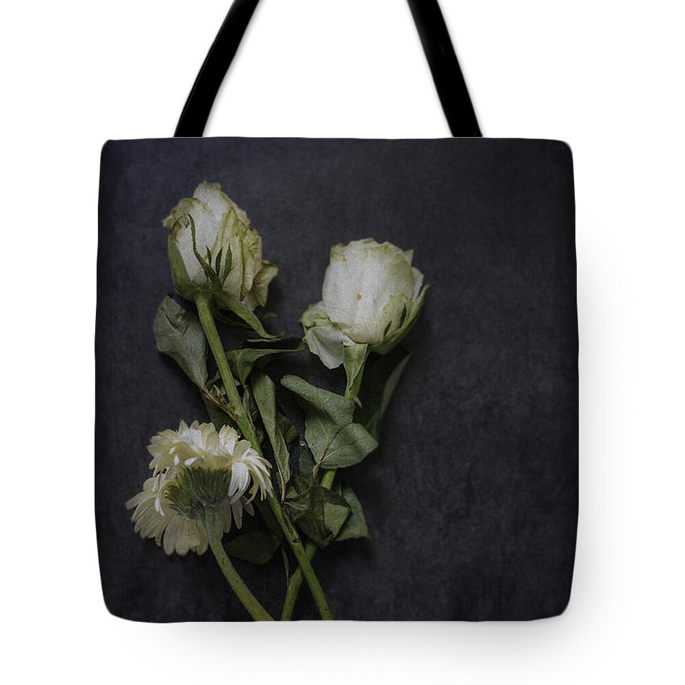 Flowers Tote Bag featuring the photograph White Flowers by David Lichtneker