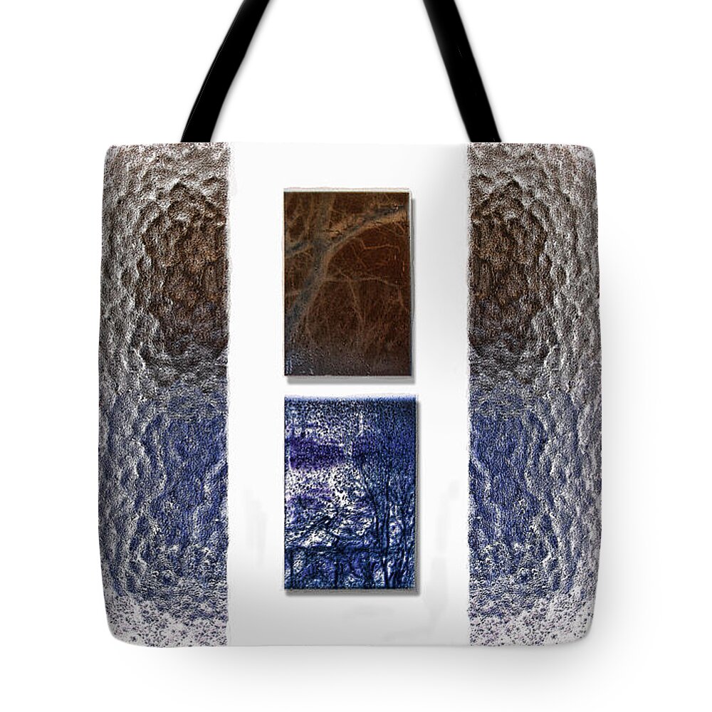 Abstract Tote Bag featuring the photograph White Space by Jeff Breiman