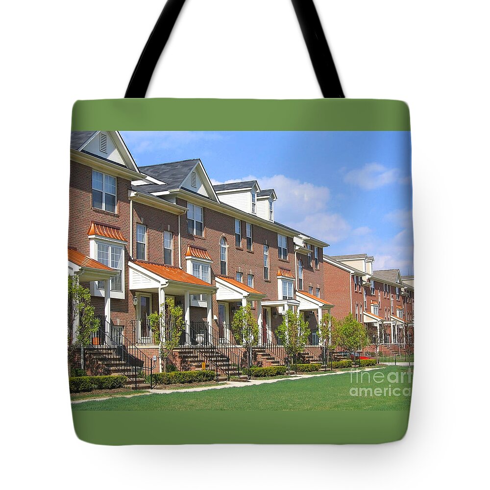 Condos Tote Bag featuring the photograph Whose Is Whose? by Ann Horn