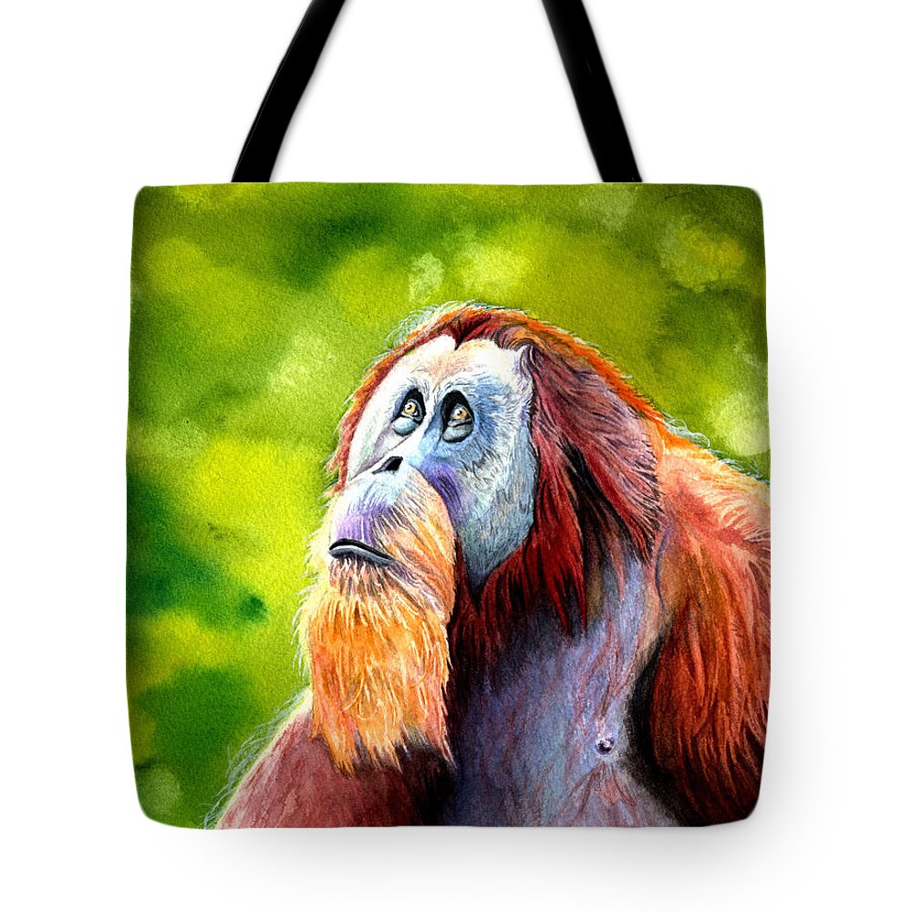 Portrait Tote Bag featuring the painting Why Me? by Norman Klein