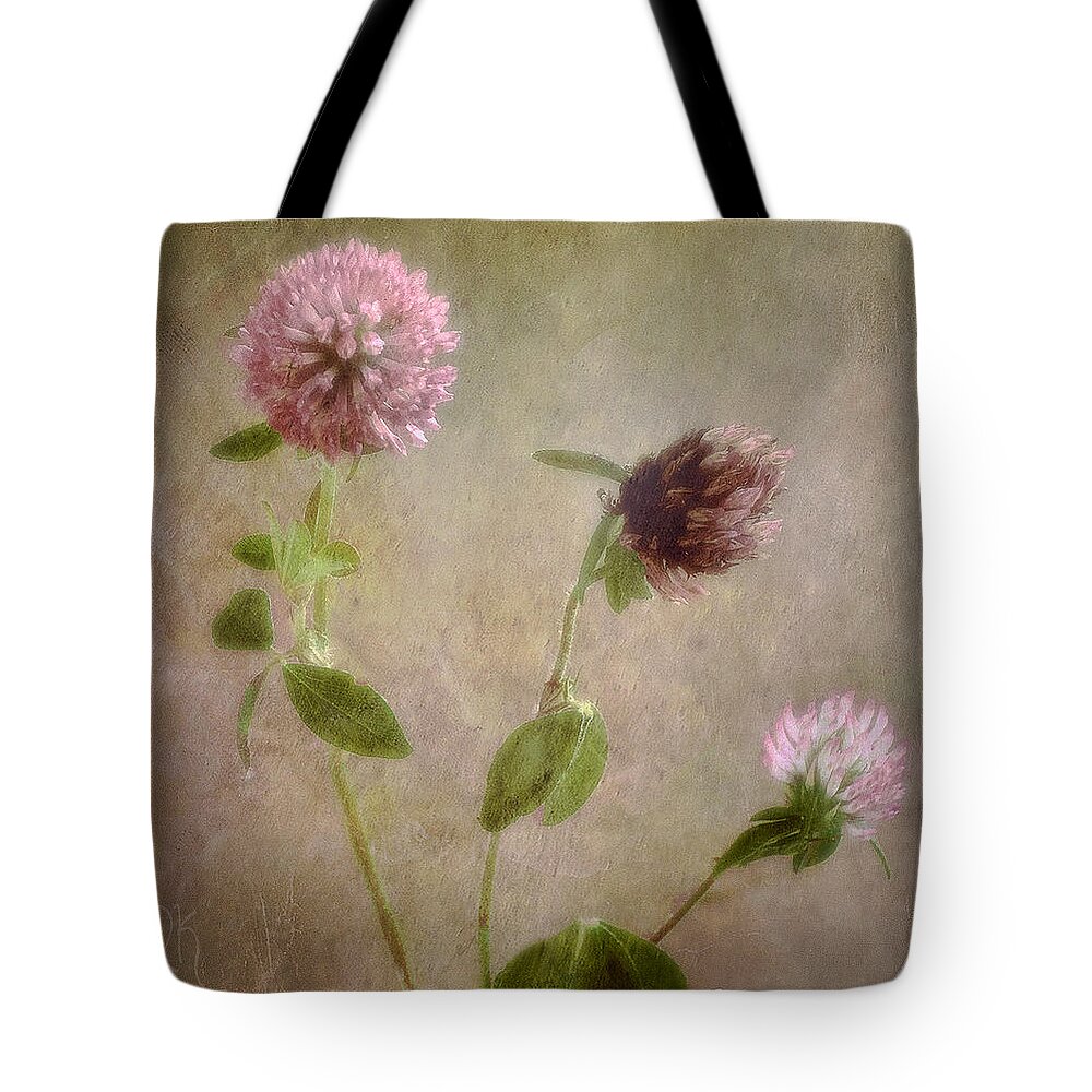 Clover Tote Bag featuring the photograph Wild Red Clover by Louise Kumpf