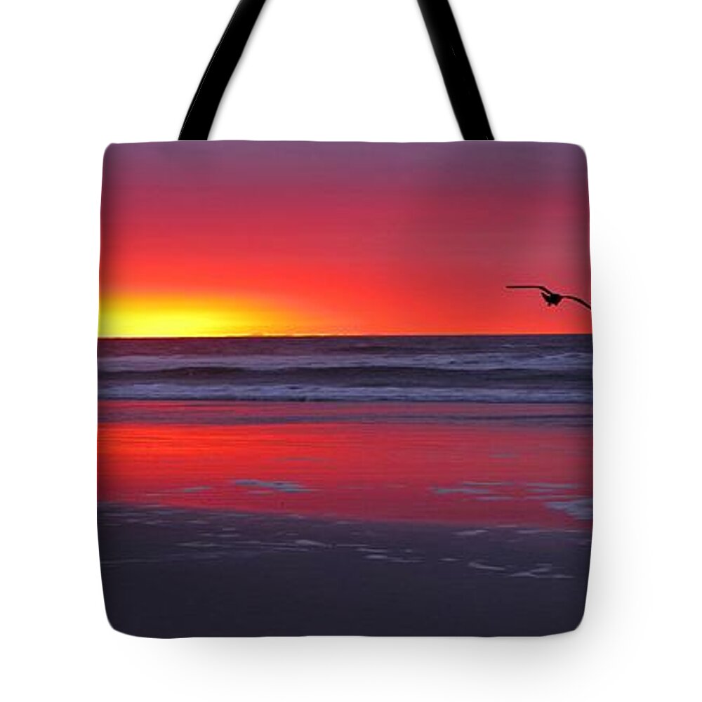 Wildwood Tote Bag featuring the photograph Wildwood Sunrise Dreaming by David Dehner