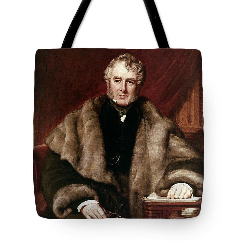 1844 Tote Bag featuring the painting William Lamb (1779-1848) by Granger