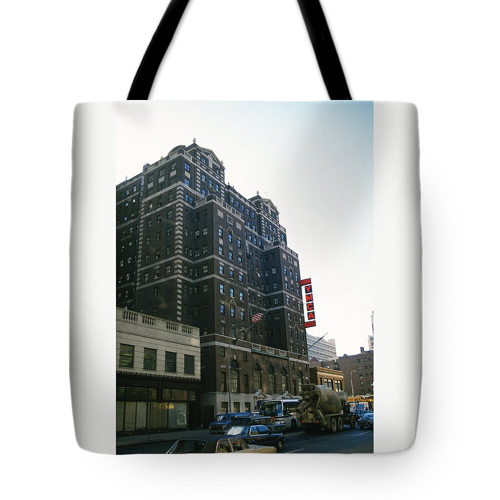 William Sloane Tote Bag featuring the photograph William Sloane House YMCA in New York by Gordon James