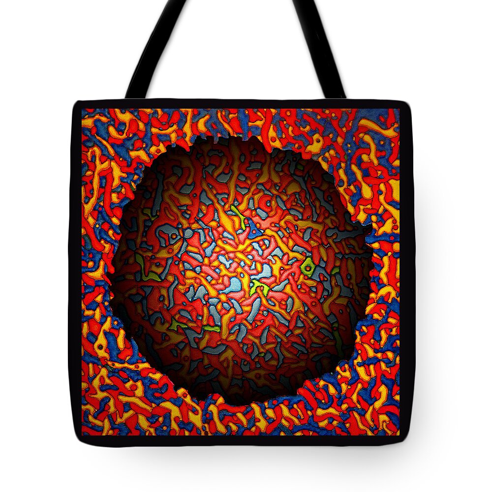  Tote Bag featuring the painting Window 2 by Steve Fields