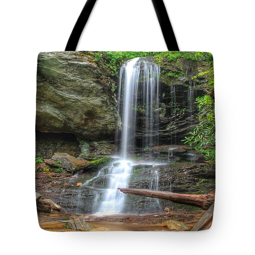 Window Falls Tote Bag featuring the photograph Window Falls by Chris Berrier