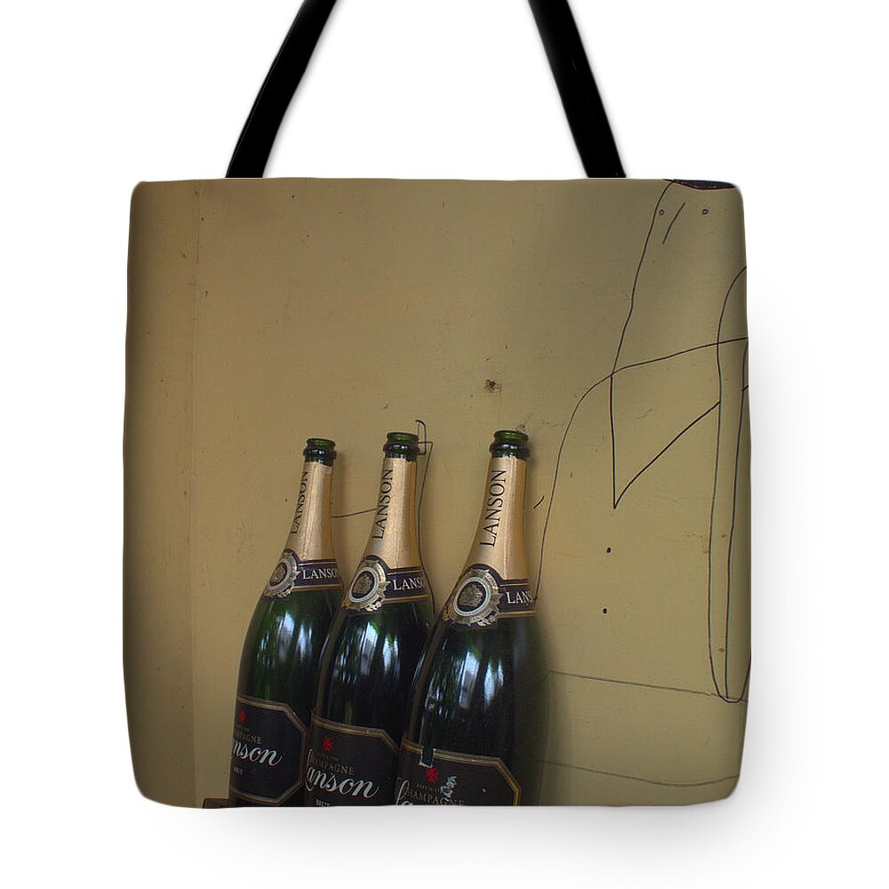 Wine Tote Bag featuring the photograph Wine and a Man by Yuka Kato