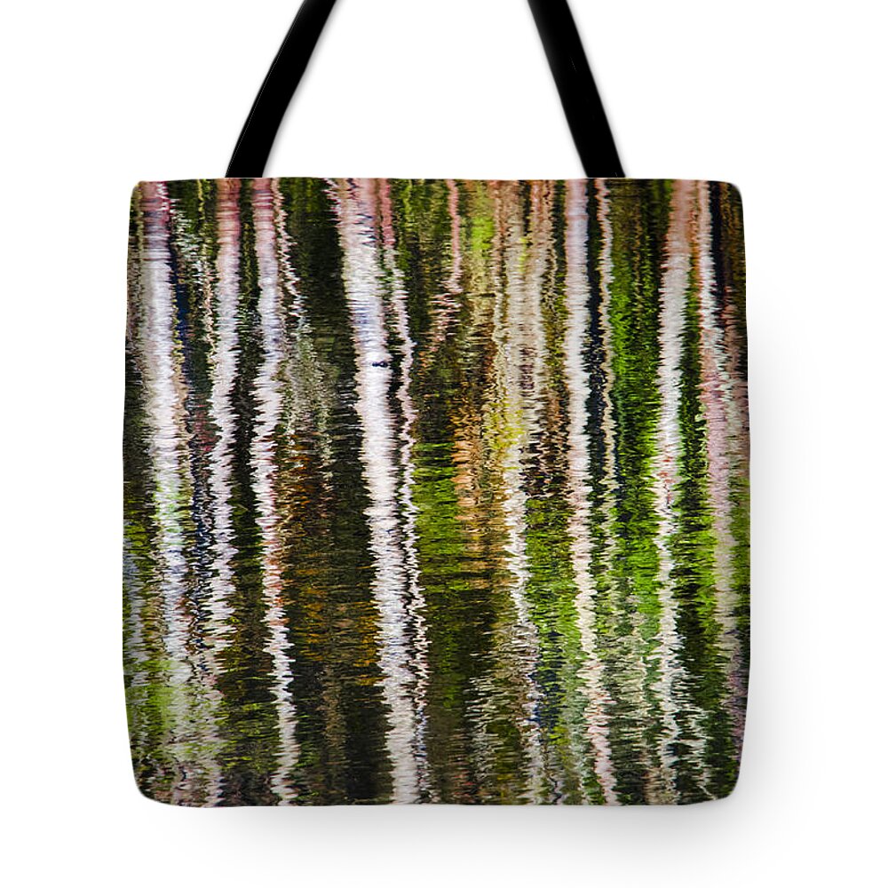 Water Tote Bag featuring the photograph Winter Abstract by Carolyn Marshall