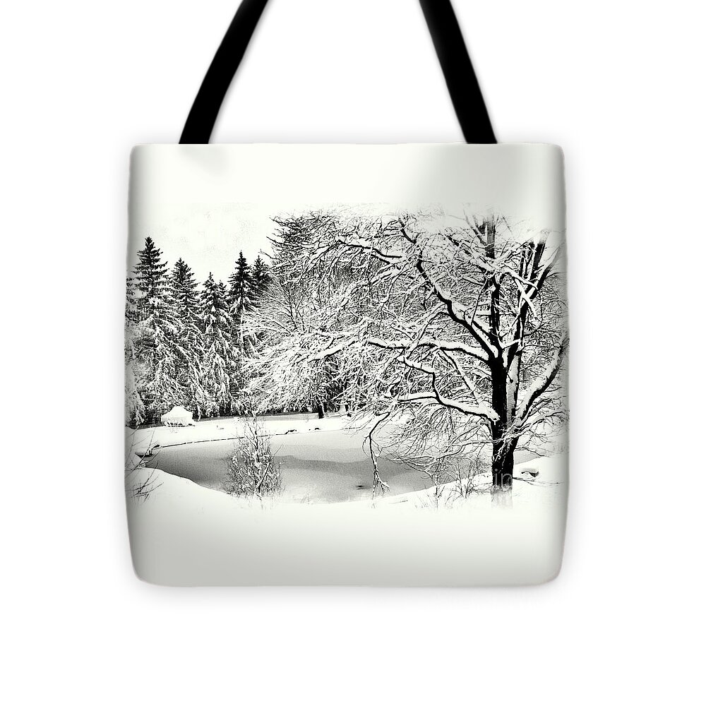 Landscape Tote Bag featuring the photograph Winter Bliss by Marcia Lee Jones