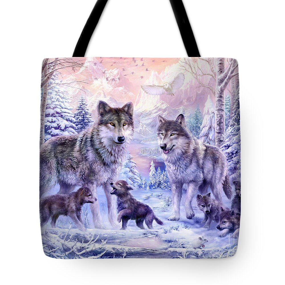 Designs Similar to Winter Wolf Family 