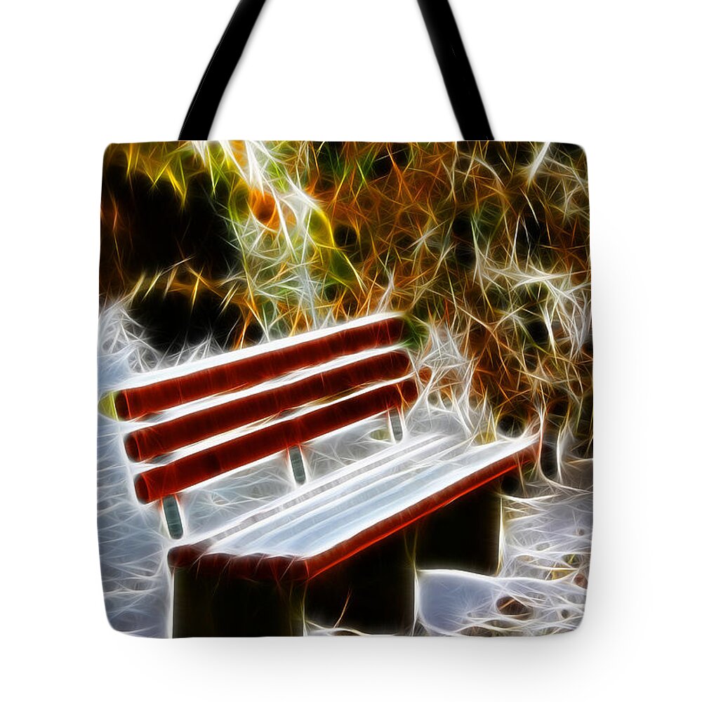 Winters Dream Tote Bag featuring the photograph Winters Dream by Mariola Bitner