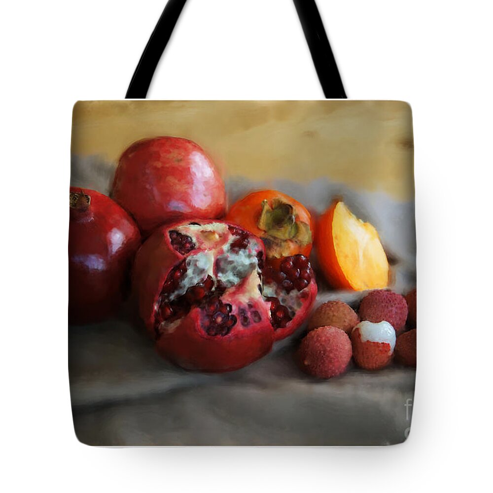 Feng Shui Tote Bag featuring the painting Wish you... by Elena Perelman