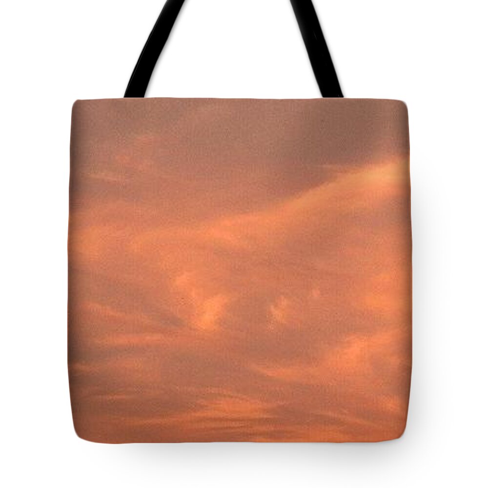 Sunsets Tote Bag featuring the photograph With Love - Angelic Sunset by Theresa Asher