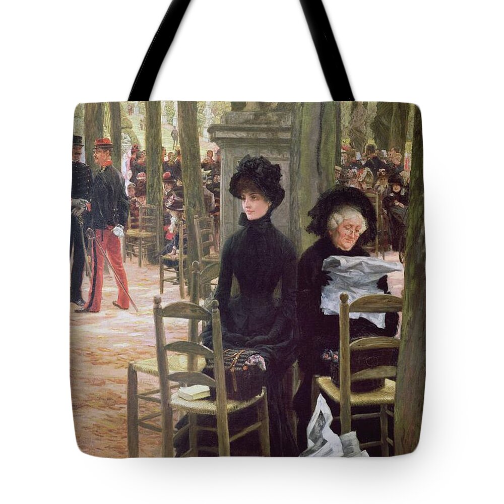 Hat Tote Bag featuring the photograph Without A Dowry Sans Dot, 1883-5 by James Jacques Joseph Tissot