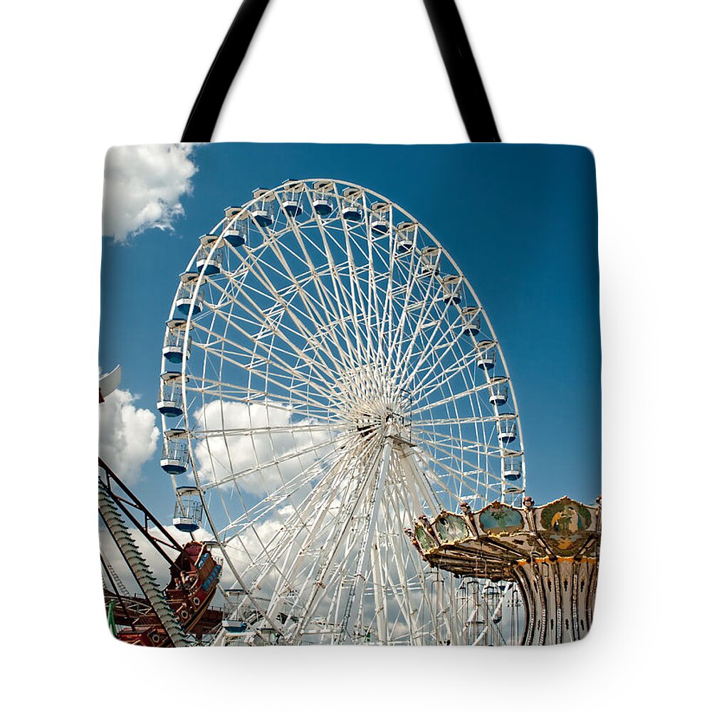 Ocean City Tote Bag featuring the photograph Wonderland Fun by Kristia Adams
