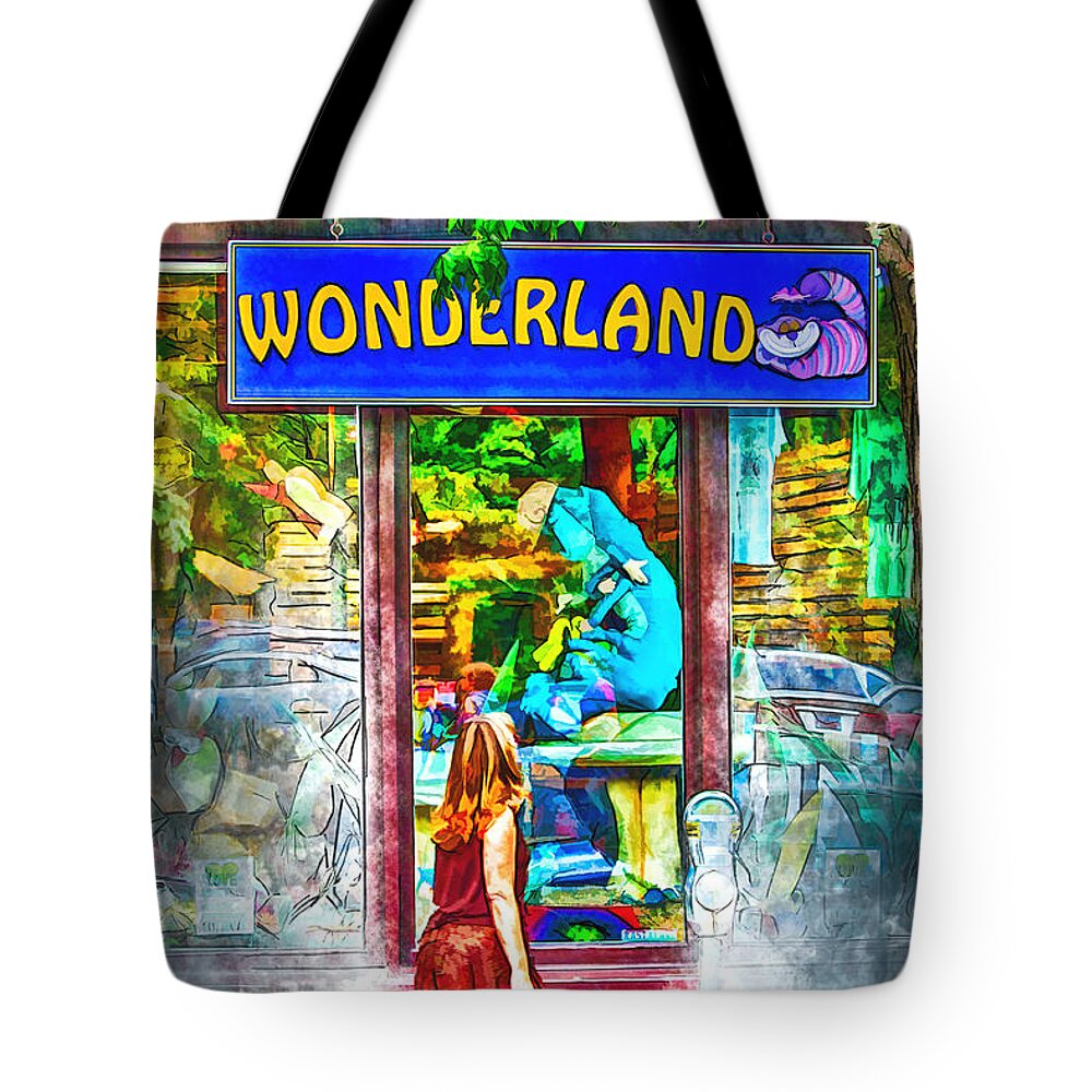 Asheville Tote Bag featuring the photograph Wonderland by John Haldane