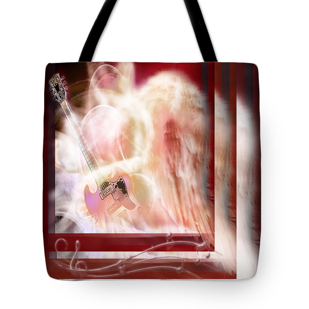 Worship Angel Tote Bag featuring the photograph Worship Angel by Jennifer Page