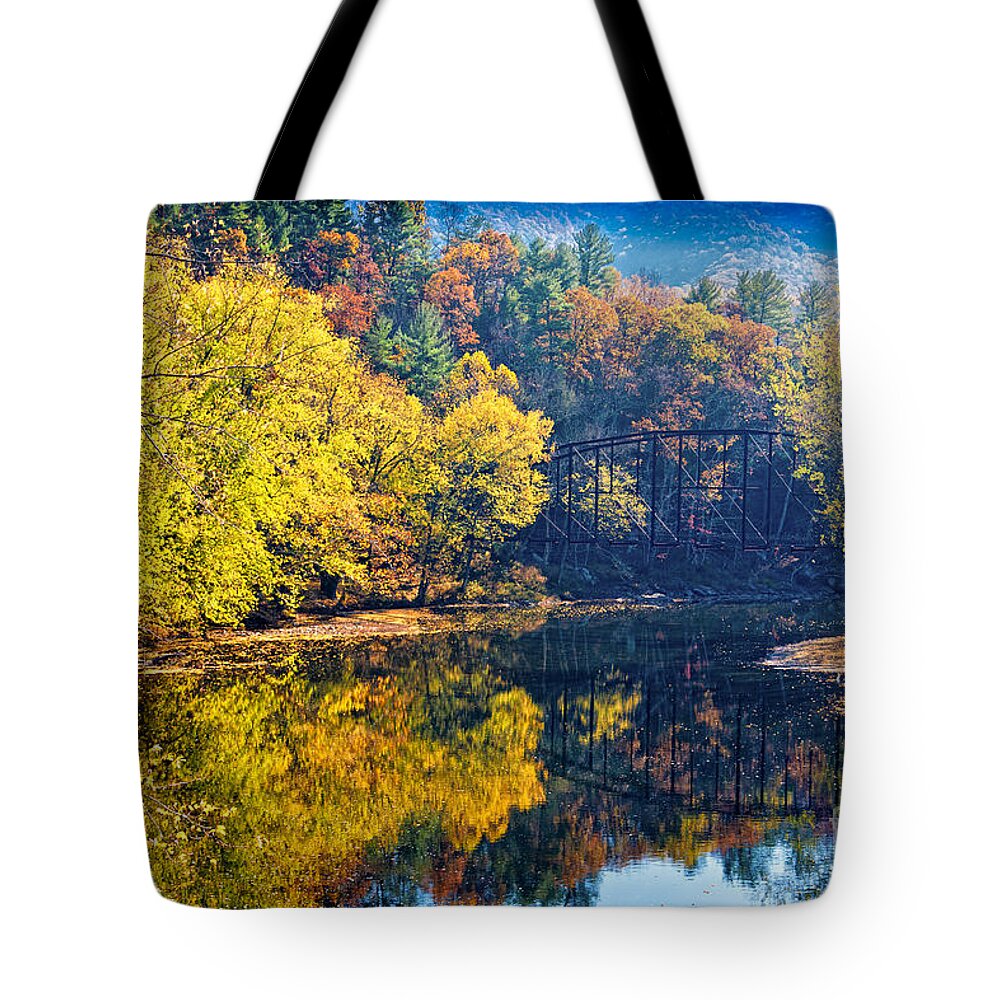 Foliage Tote Bag featuring the photograph WV Fall by Ronald Lutz