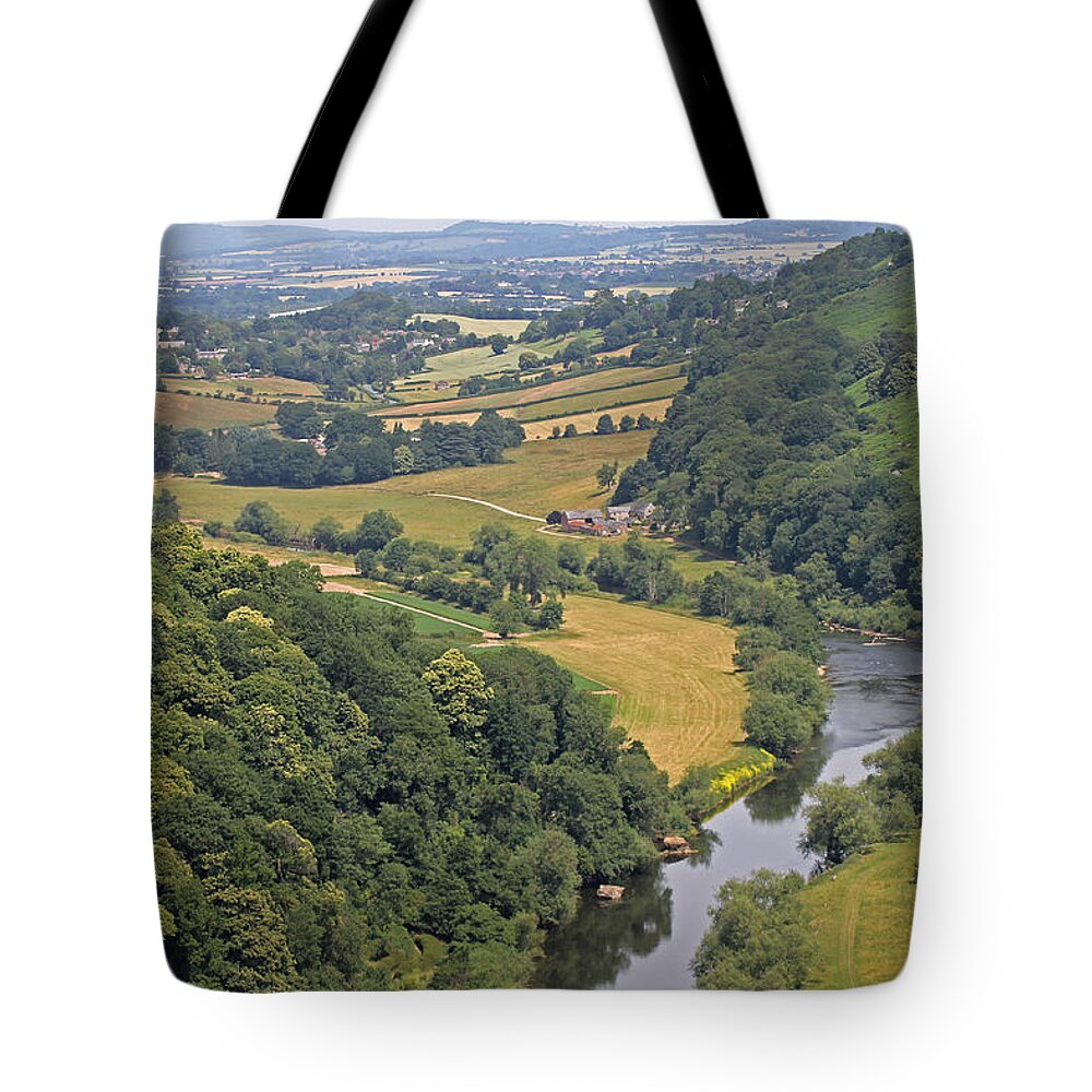 Wye Valley Tote Bag featuring the photograph Wye Valley by Tony Murtagh