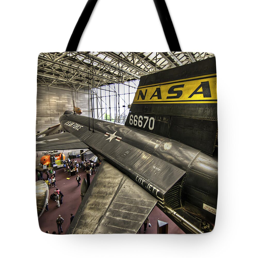 Tonemapped Tote Bag featuring the photograph X-15 by Tim Stanley