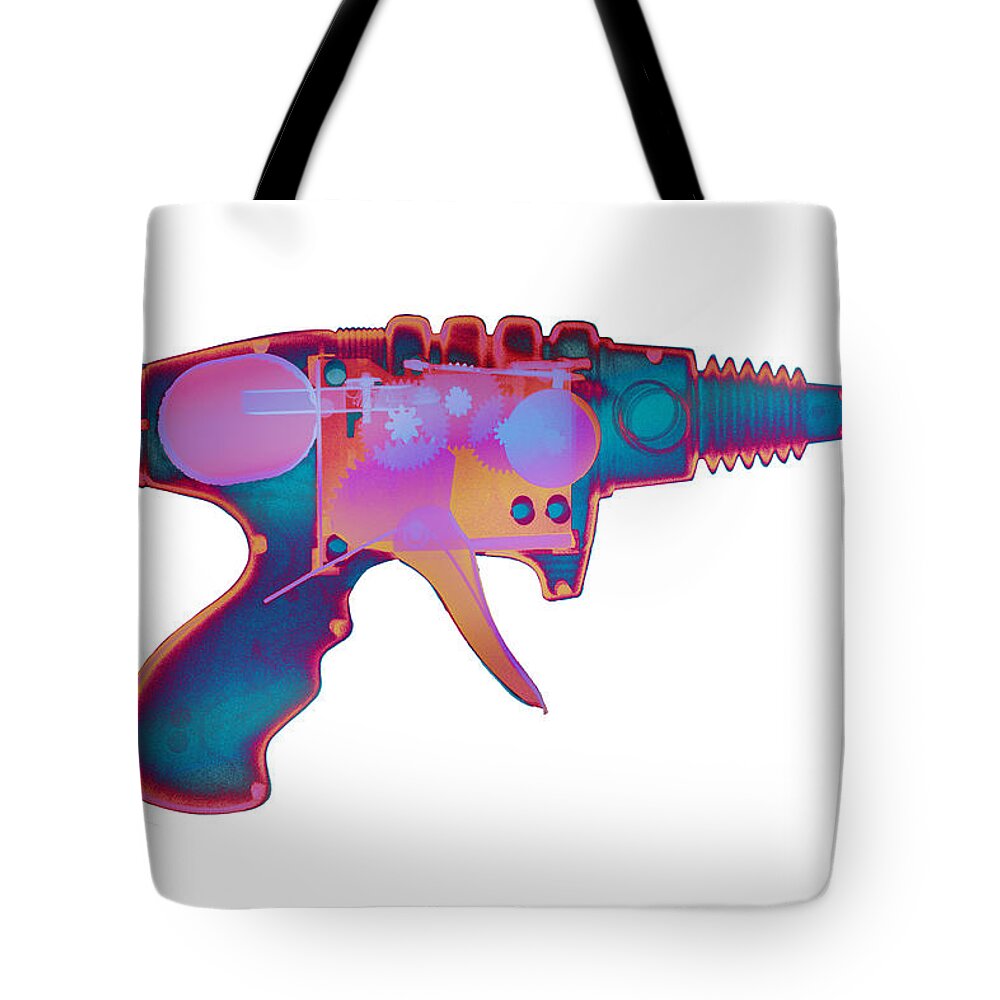 X-ray Art Tote Bag featuring the photograph X-ray Ray Gun No. 1 - 1 by Roy Livingston