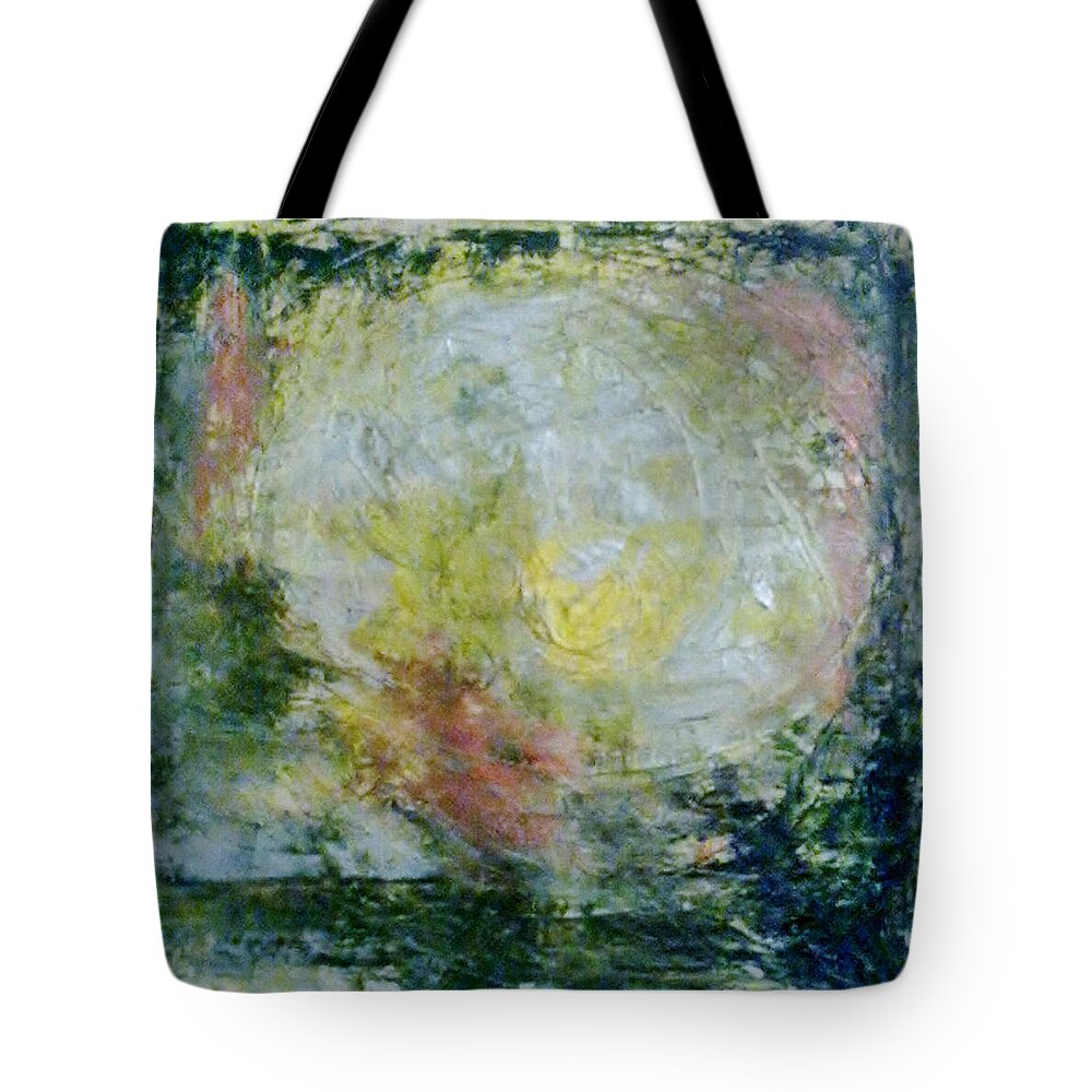 Abstract Painting Tote Bag featuring the painting Y - liesii by KUNST MIT HERZ Art with heart